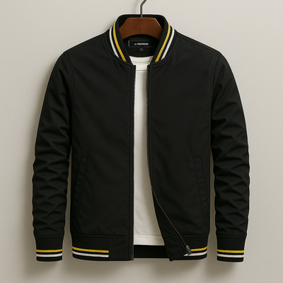 DIVAUSS | Striped Bomber Jacket
