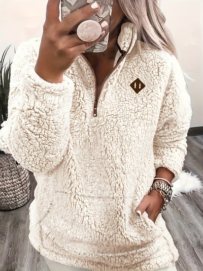 Noor – Teddy Sweater with Zipper
