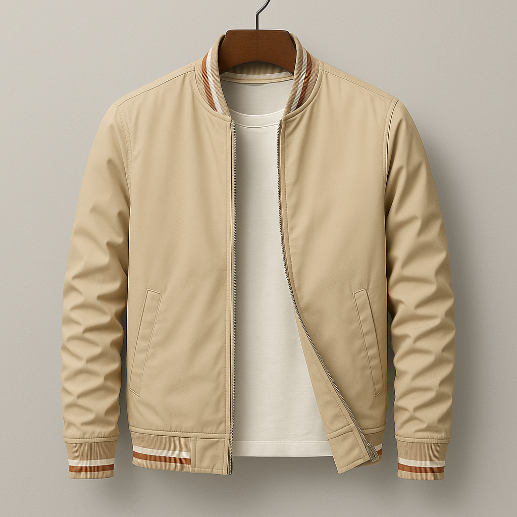 DIVAUSS | Striped Bomber Jacket