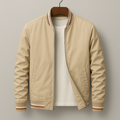 DIVAUSS | Striped Bomber Jacket