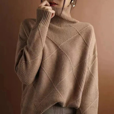Aurora | Cozy High Neck Sweater