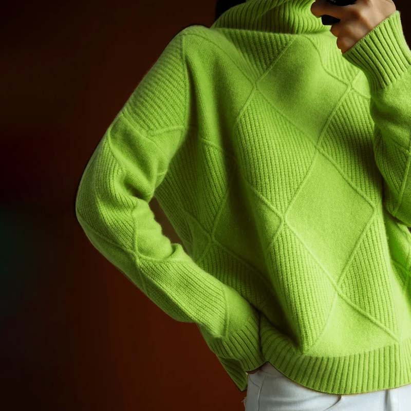 Aurora | Cozy High Neck Sweater
