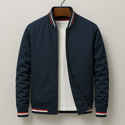 DIVAUSS | Striped Bomber Jacket