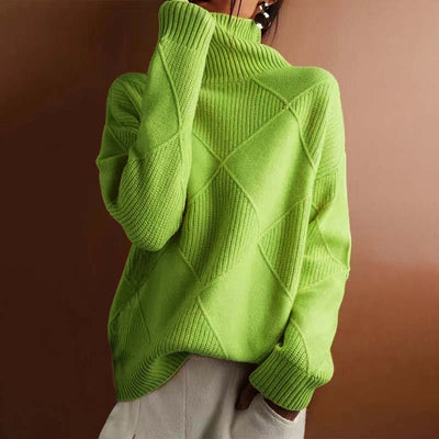 Aurora | Cozy High Neck Sweater
