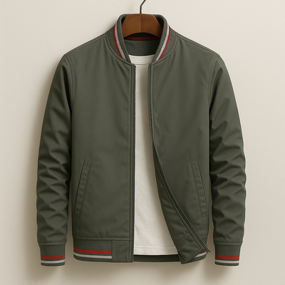 DIVAUSS | Striped Bomber Jacket