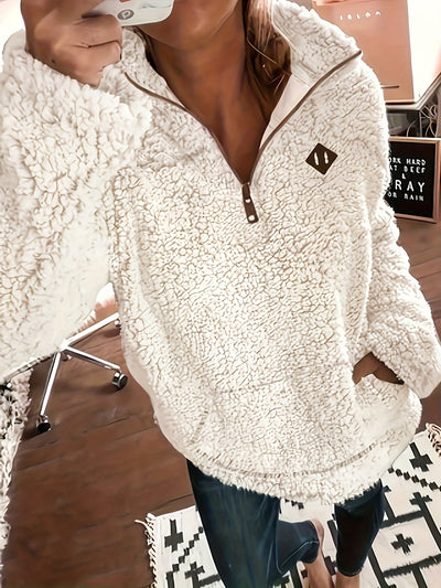 Noor – Teddy Sweater with Zipper