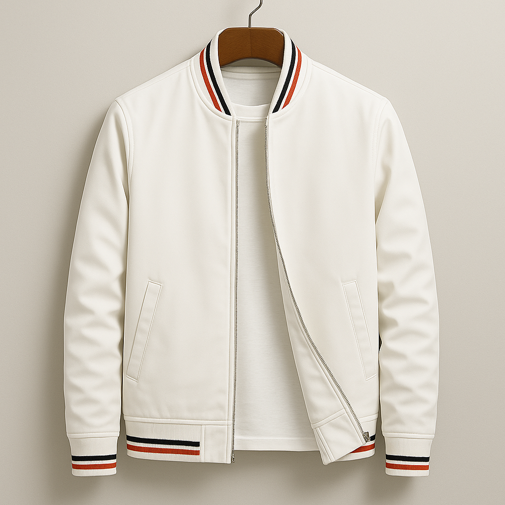DIVAUSS | Striped Bomber Jacket