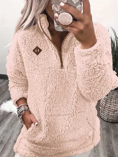Noor – Teddy Sweater with Zipper