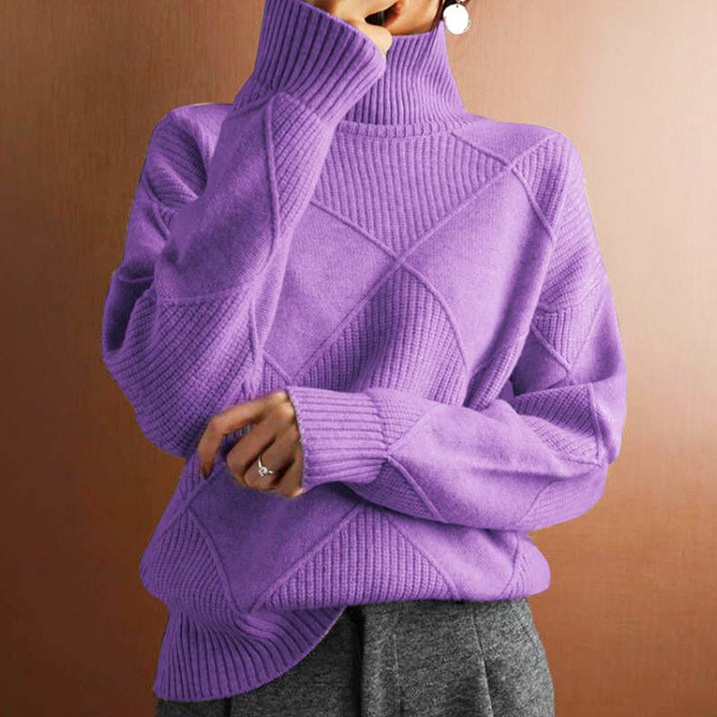 Aurora | Cozy High Neck Sweater