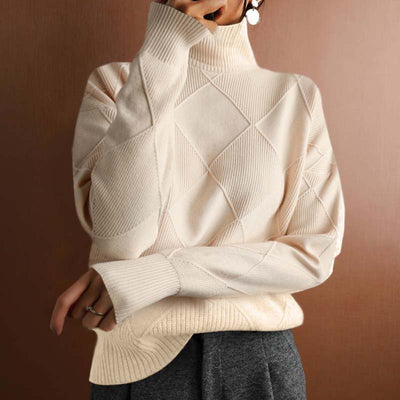 Aurora | Cozy High Neck Sweater