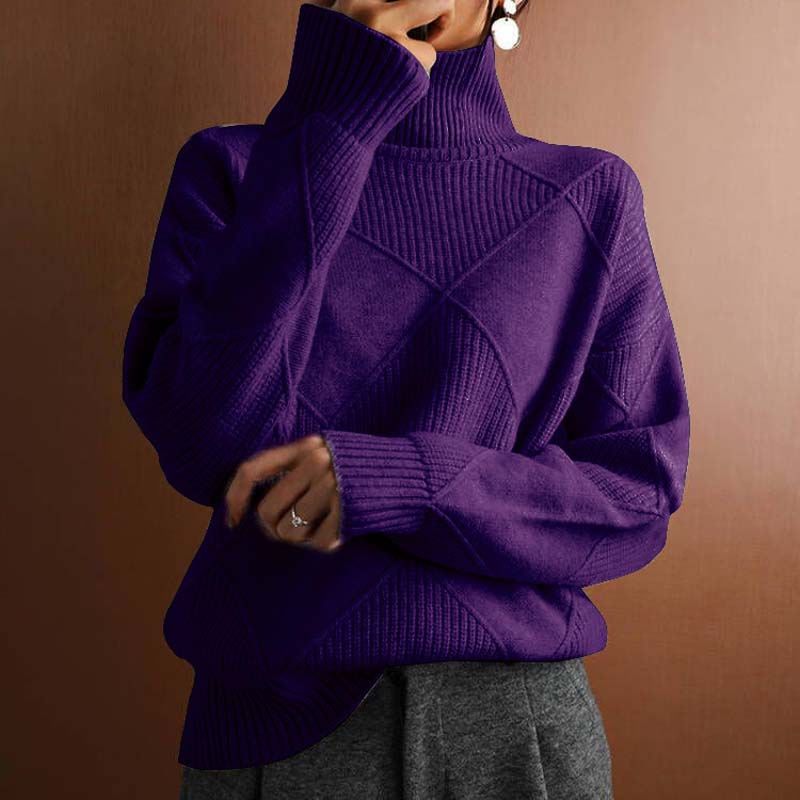 Aurora | Cozy High Neck Sweater