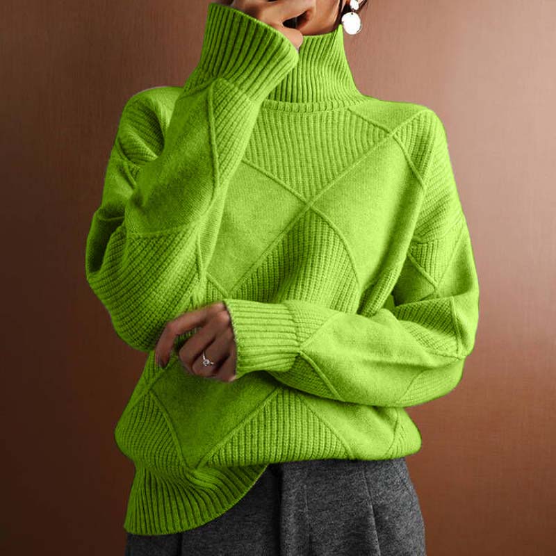 Aurora | Cozy High Neck Sweater