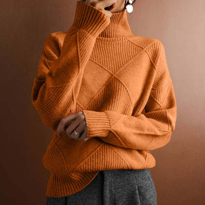 Aurora | Cozy High Neck Sweater