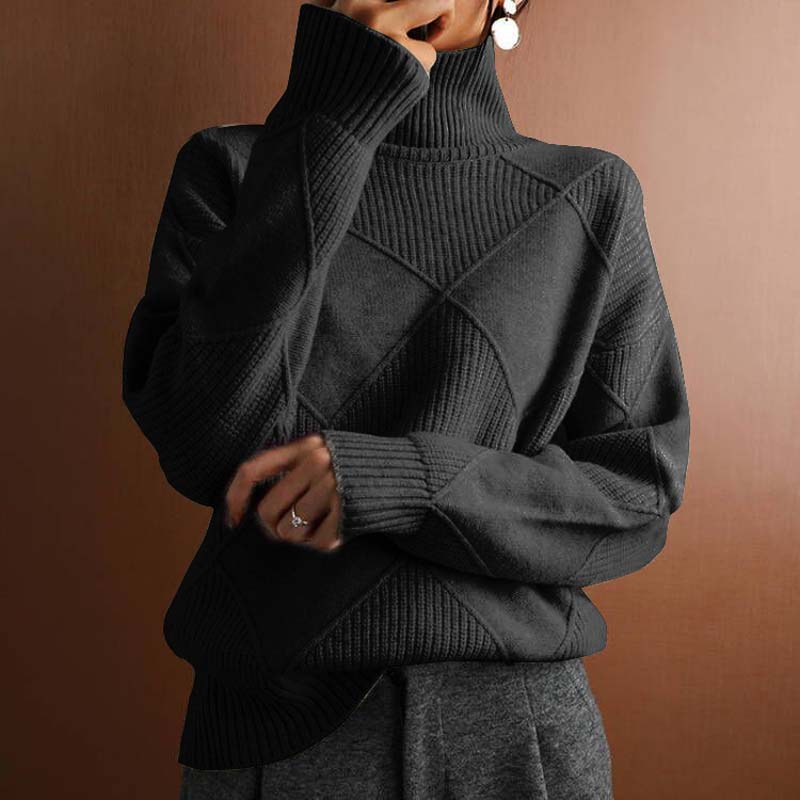 Aurora | Cozy High Neck Sweater