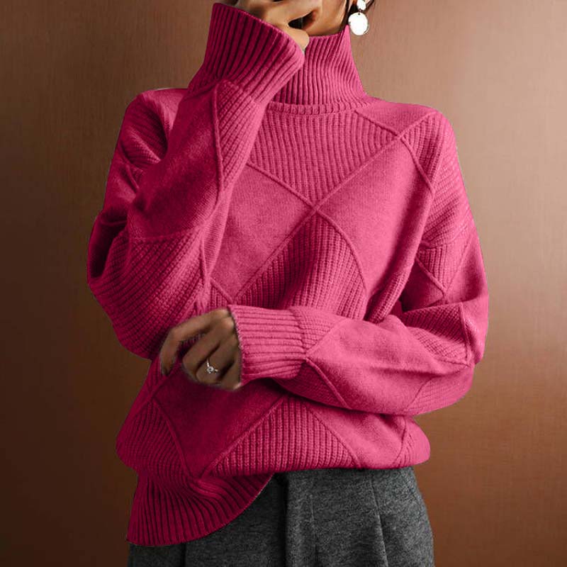 Aurora | Cozy High Neck Sweater