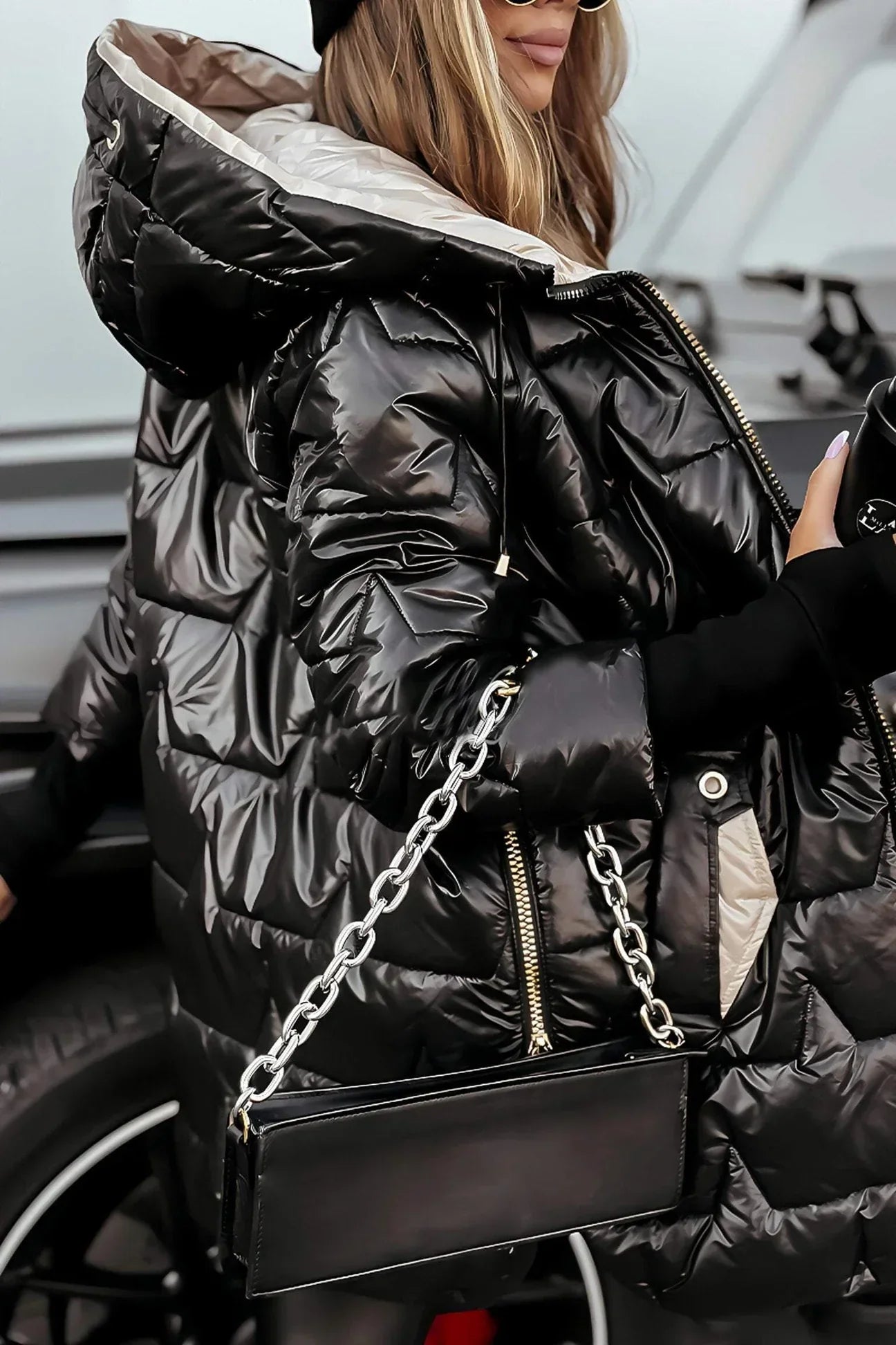 Camila – Quilted Coat with Elegant Detailing