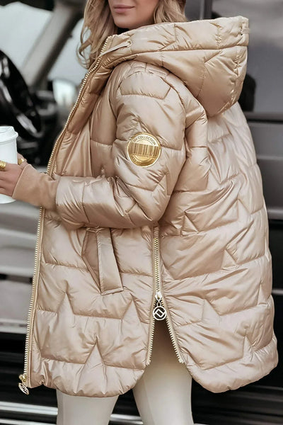 Camila – Quilted Coat with Elegant Detailing
