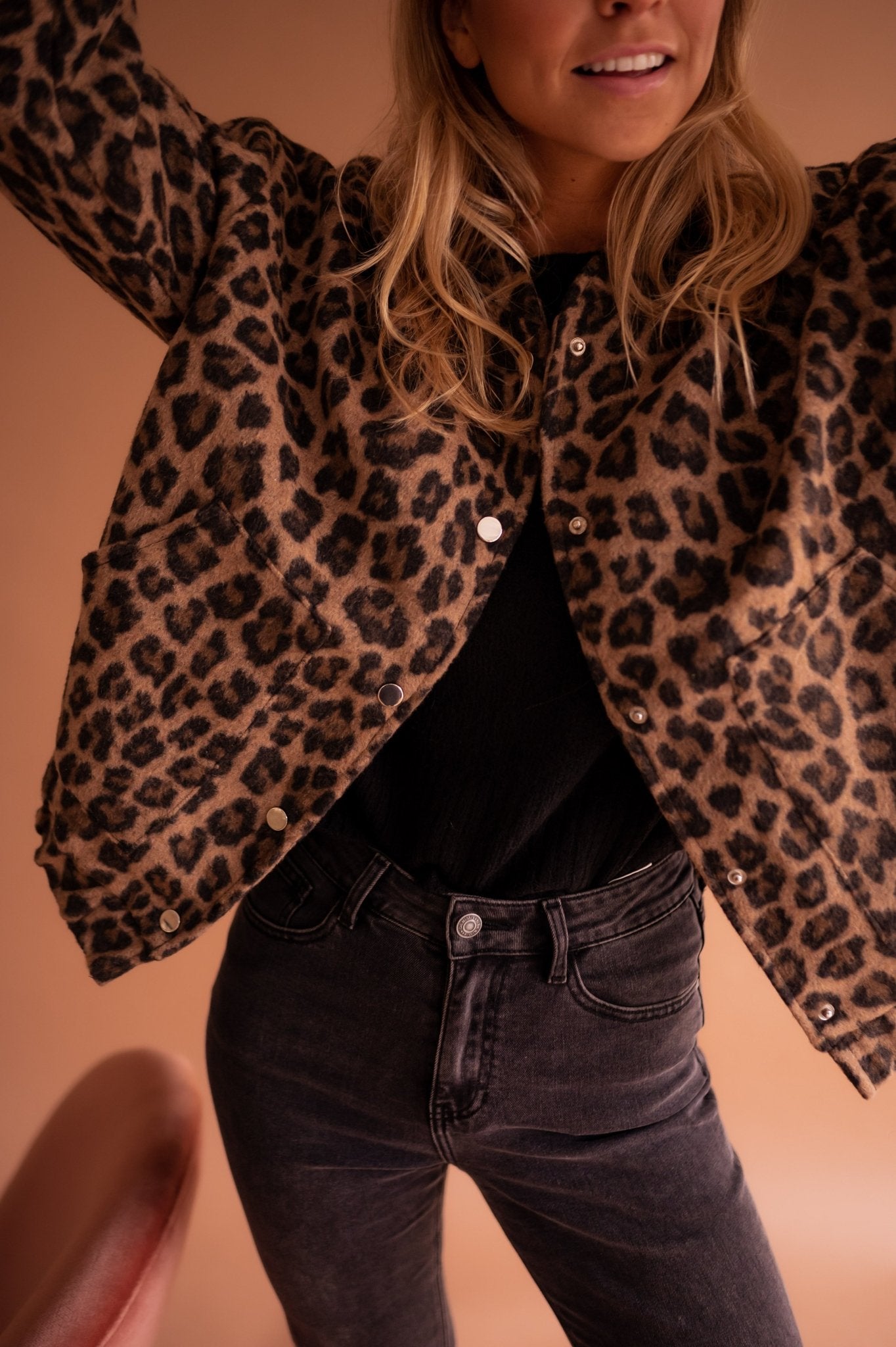 Charlene | Leopard Luxe Jacket