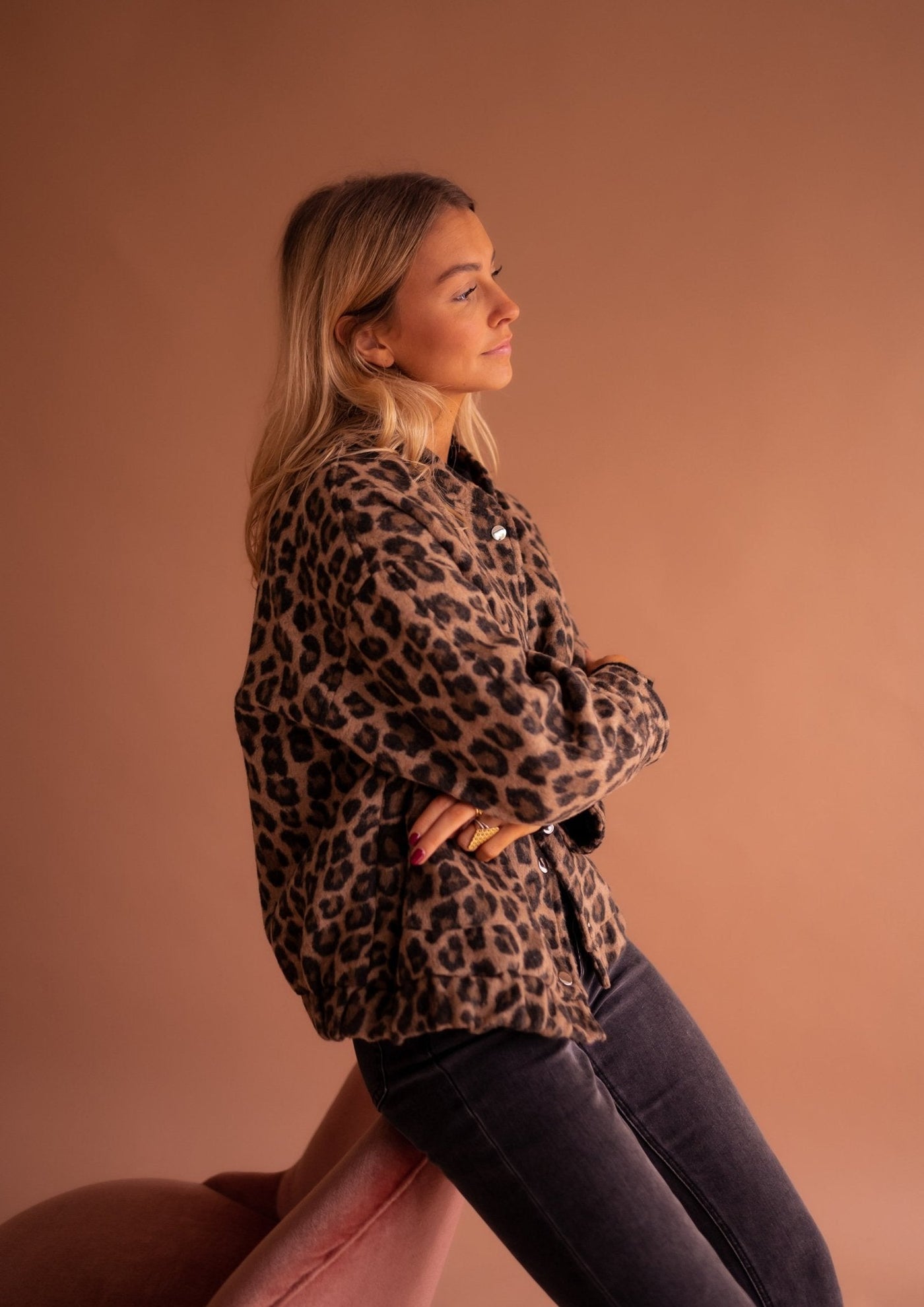 Charlene | Leopard Luxe Jacket