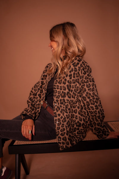 Charlene | Leopard Luxe Jacket