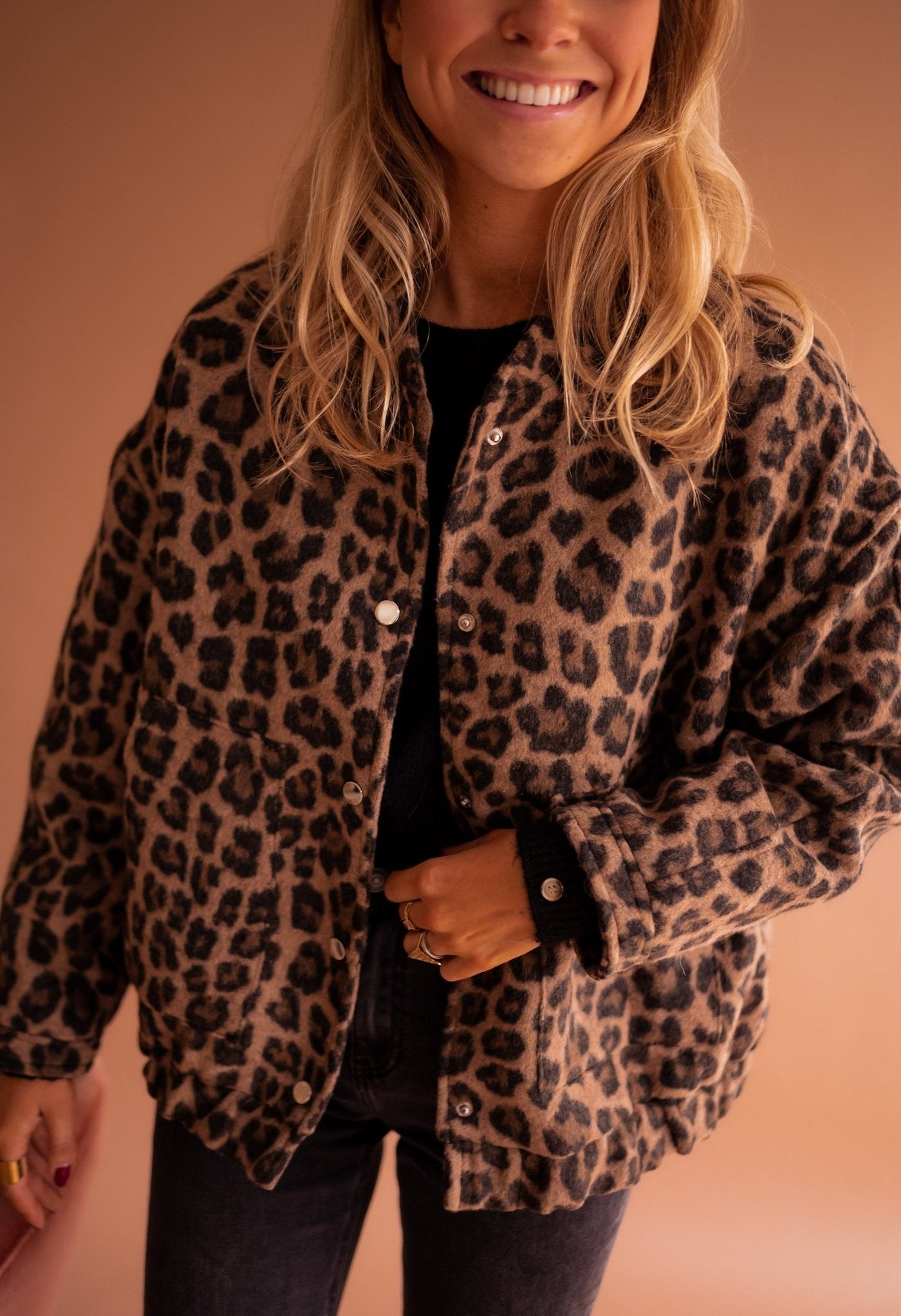 Charlene | Leopard Luxe Jacket
