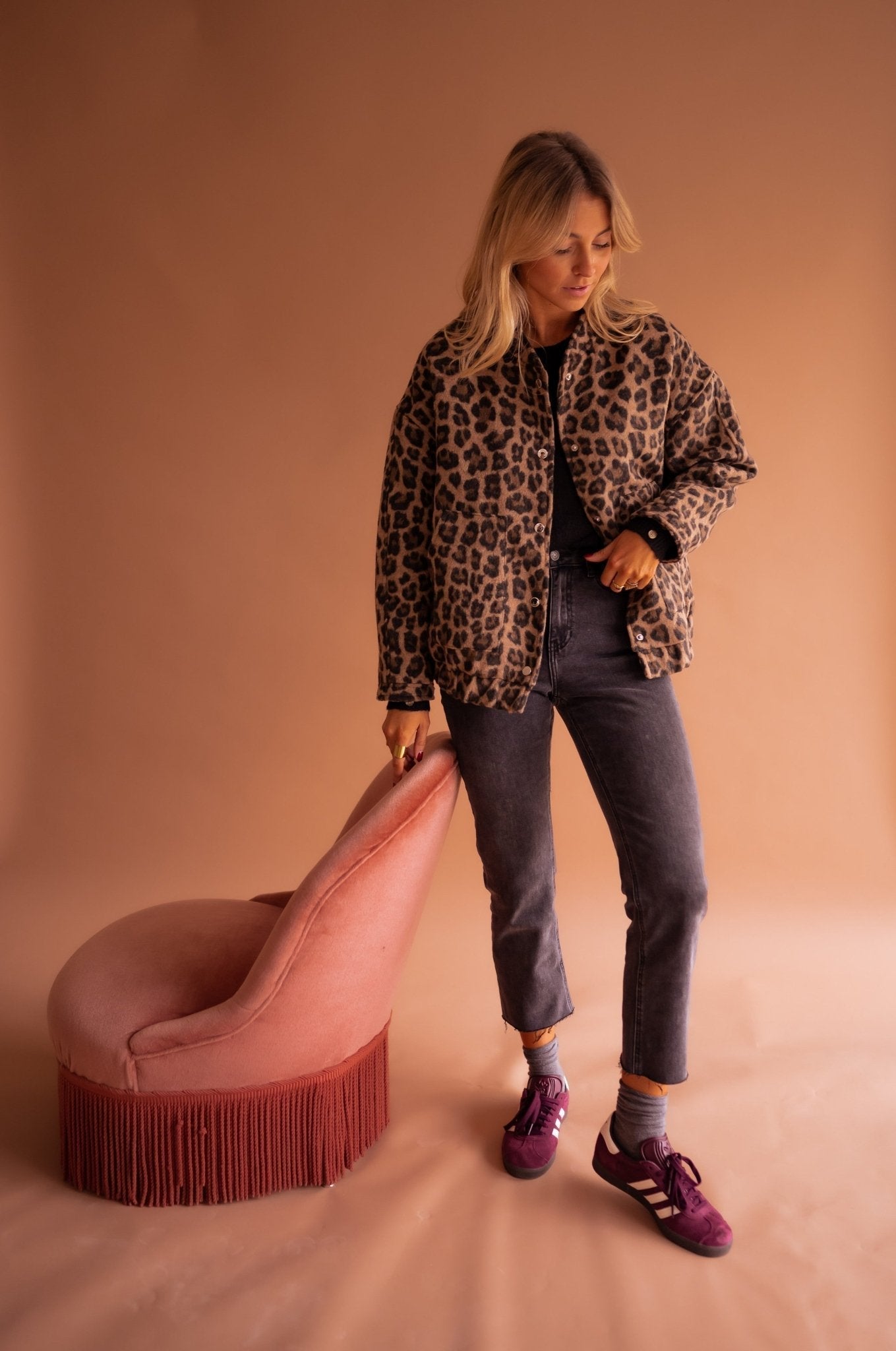 Charlene | Leopard Luxe Jacket