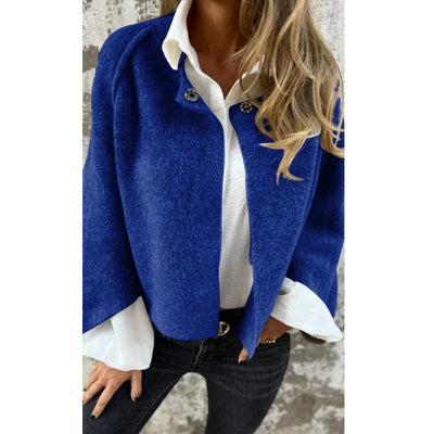 Valeria – Cropped Coat with Statement Sleeves